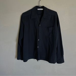 smock (mohawk general store los angeles) zach shirt size L in black cotton